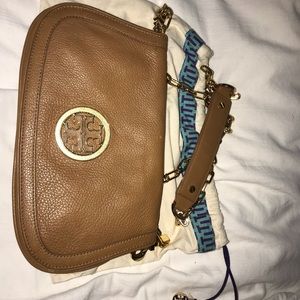 Brown Tory Burch Crossbody Bag Britten Satchel